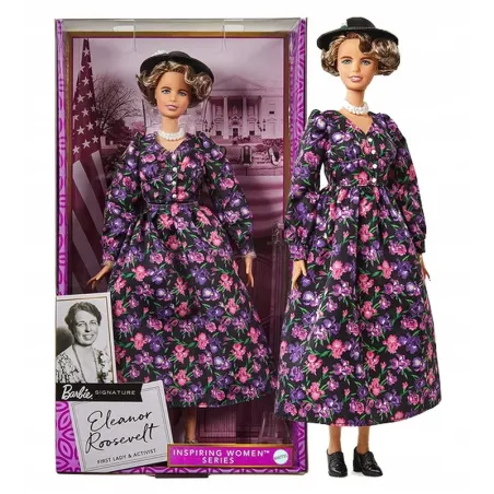 LALKA BARBIE KOLEKCJONERSKA ELEANOR ROOSEVELT 3+