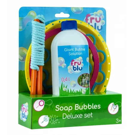 Zestaw Do Baniek Mydlanych Fru Blu Delux + Płyn Tm Toys 3+ Zestaw Do Baniek Mydlanych Fru Blu Delux + Płyn Tm Toys 3+