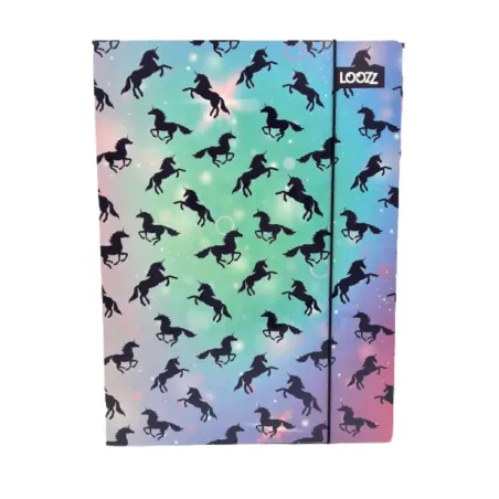 TECZKA Z GUMKĄ A4 UNICORN