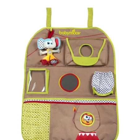 ORGANIZER DO SAMOCHODU Z AKCESORIAMI BABYMOOV LION/ELEPHANT 0+