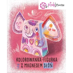 FIGURKA Z MAGNESEM ZWIERZAK DO KOLOROWANIA SŁOŃ 4+