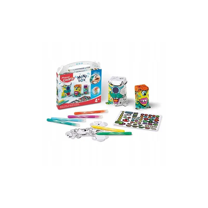 MINI BOX POTWORNE POTWORY ZESTAW KREATYWNY MAPED 4+