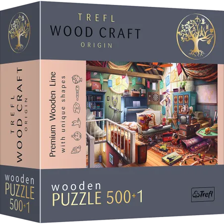 DREWNIANE SKARBY NA STRYCHU PUZZLE 501 ELEMENTÓW 10+