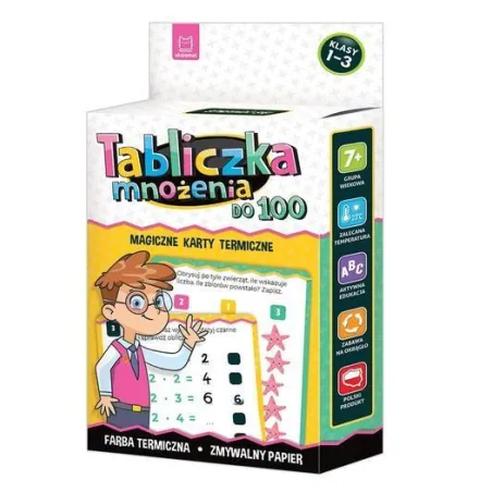 Tabliczka Mnożenia Do 100. Magiczne Karty Termiczne Tabliczka Mnożenia Do 100. Magiczne Karty Termiczne