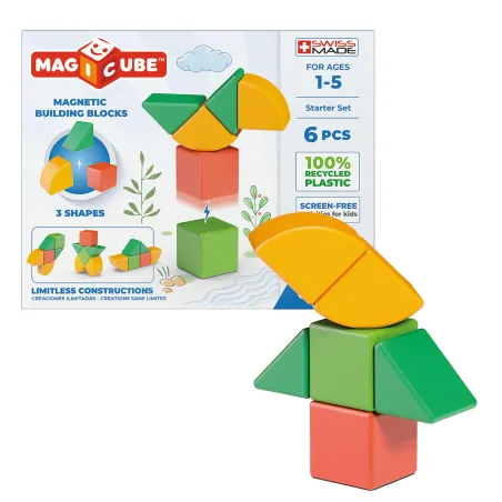 KLOCKI MAGNETYCZNE 6 ELEMENTÓW GEOMAG 12M+
