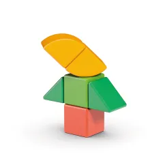 Klocki Magnetyczne 6 Elementów Geomag 12M+