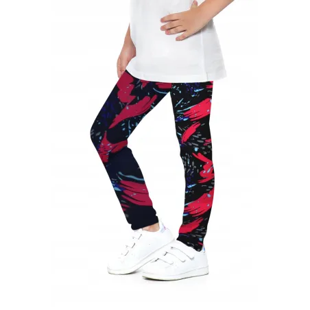 LEGGINSY DZIEWCZĘCE ZYGZAK 146-152 CM MORAJ