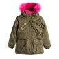 Kurtka Jesienna Dziewczęca Parka Khaki 158 Cm Cool Club