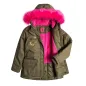 Kurtka Jesienna Dziewczęca Parka Khaki 158 Cm Cool Club