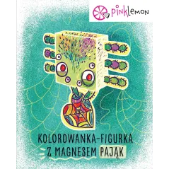 PAJĄK. KOLOROWANKA-FIGURKA Z MAGNESEM
