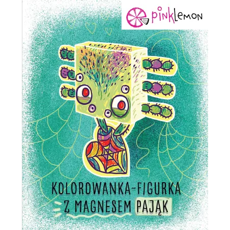 PAJĄK. KOLOROWANKA-FIGURKA Z MAGNESEM