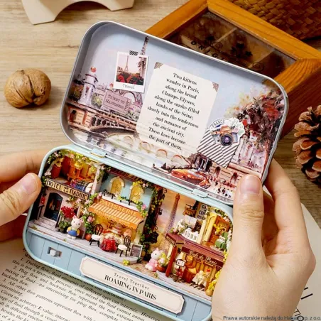 Miniaturowy Domek Zabłądzić W Paryżu Zestaw Kreatywny 6+