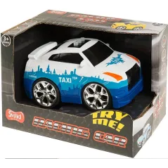 SAMOCHÓD ZE ŚWIATŁEM I DŹWIĘKIEM TAXI SMIKI 3+