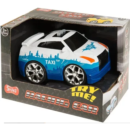 SAMOCHÓD ZE ŚWIATŁEM I DŹWIĘKIEM TAXI SMIKI 3+