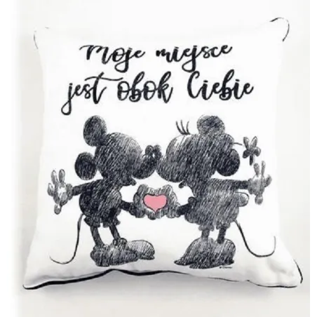 PODUSZKA MOJE MIEJSCE JEST OBOK CIEBIE DISNEY 40X40 CM