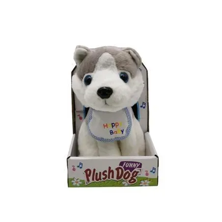 PIES PLUSZOWY HUSKY Z DŹWIĘKIEM 3+
