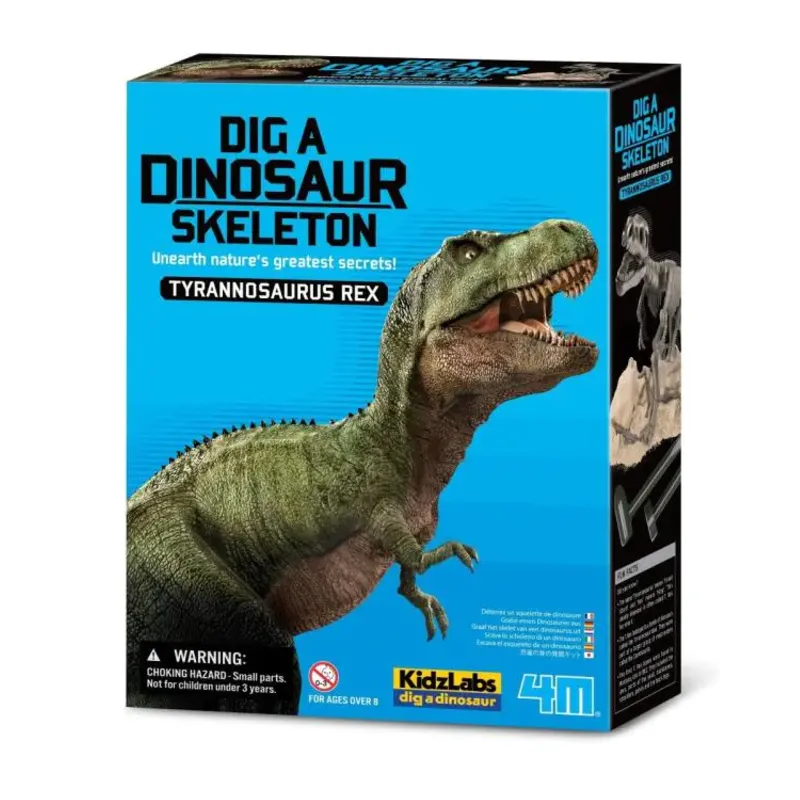 WYKOPALISKA DINOZAURY SZKIELET ZESTAW NAUKOWY RUSSELL 8+