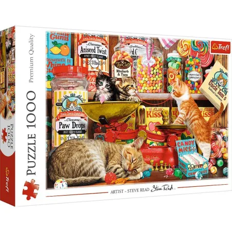 KOCIE SŁODKOŚCI PUZZLE 1000 ELEMENTÓW TREFL 10+