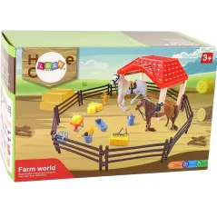 ZESTAW FARMERSKI STAJNIA + FIGURKI 3+