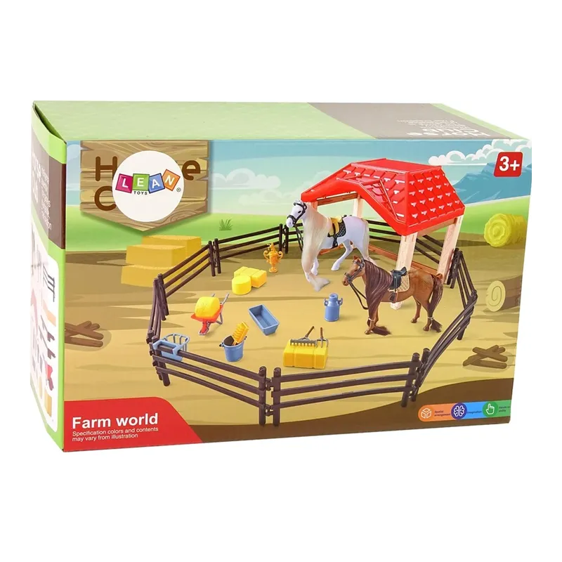 ZESTAW FARMERSKI STAJNIA + FIGURKI 3+