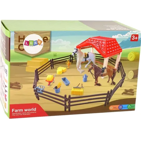 ZESTAW FARMERSKI STAJNIA + FIGURKI 3+