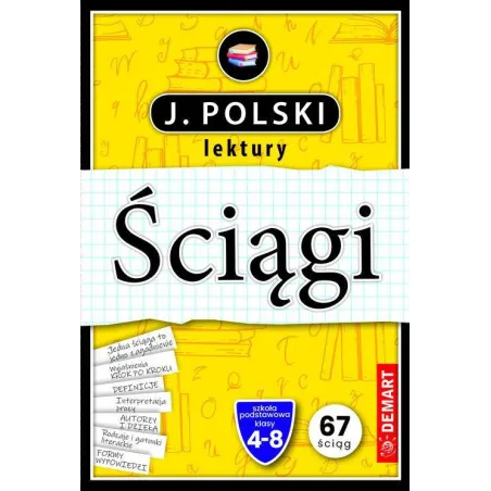 Ściągi. Język Polski: Lektury. Karty Edukacyjne Ściągi. Język Polski: Lektury. Karty Edukacyjne