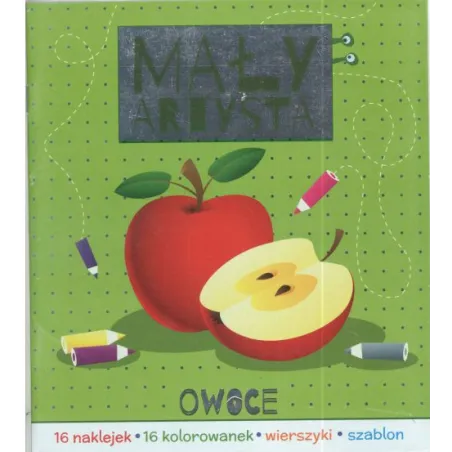 Mały Artysta Owoce Kolorowanka