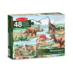 DINOZAURY PUZZLE PODŁOGOWE 48 ELEMENTÓW 4+