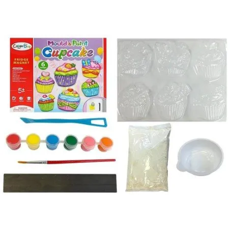 GIPSOWE MAGNESIKI CUKIERNIA ZESTAW KREATYWNY LEAN TOYS 5+