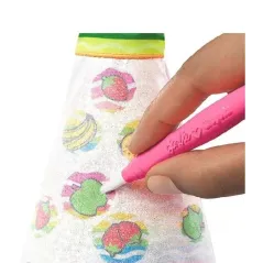 BARBIE CRAYOLA OWOCOWE WZORY LALKA Z AKCESORIAMI I WODNYM PĘDZELKIEM 5+ II GATUNEK