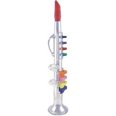 KLARNET DLA DZIECI SREBRNY 8 KLAWISZY 42 CM BONTEMPI 3+ II GATUNEK