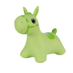SKOCZEK KONIK ZIELONY Z POMPKĄ HOPPIMALS 12M+