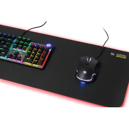 GAMINGOWA PODKŁADKA POD MYSZ 90 X 30 CM IBOX AURORA GAMING MPG5 LED