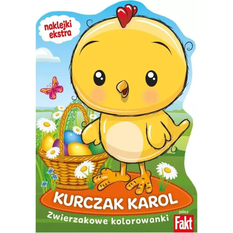 KURCZAK KAROL. ZWIERZAKOWE KOLOROWANKI Z NAKLEJKAMI
