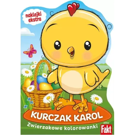 KURCZAK KAROL. ZWIERZAKOWE KOLOROWANKI Z NAKLEJKAMI