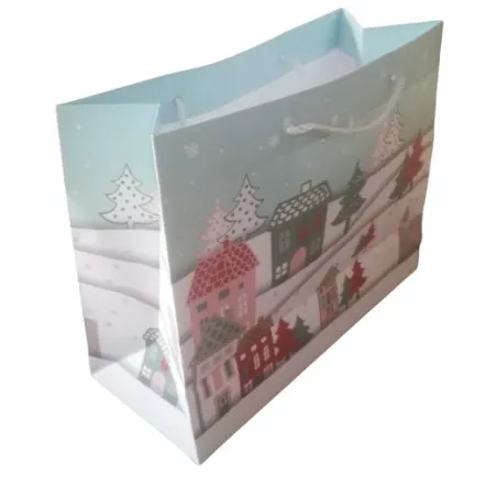 TOREBKA NA PREZENTY ZIMA MIASTO - Paper Team