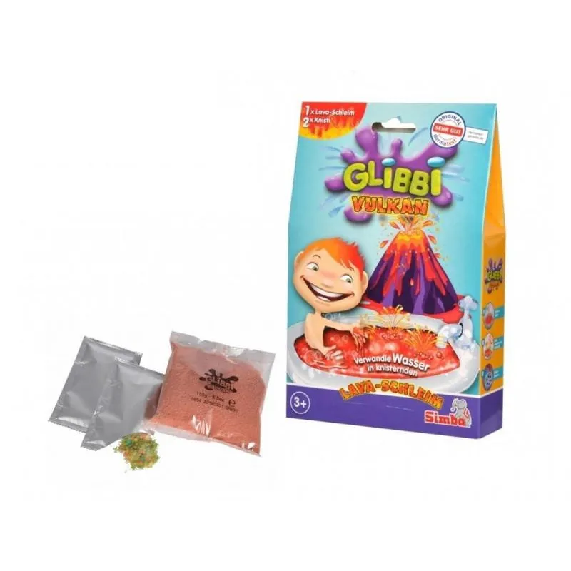 STRZELAJĄCA MASA ŻELKOWA DO KĄPIELI GLIBBI WULKAN SIMBA 3+
