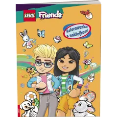 Lego friends Kolorowanka z naklejkami NA6150 Opracowanie zbiorowe