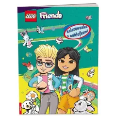 Lego Friends. Kolorowanka Z Naklejkami