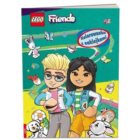 Lego Friends. Kolorowanka Z Naklejkami