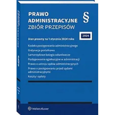 PRAWO ADMINISTRACYJNE ZBIÓR PRZEPISÓW 2024