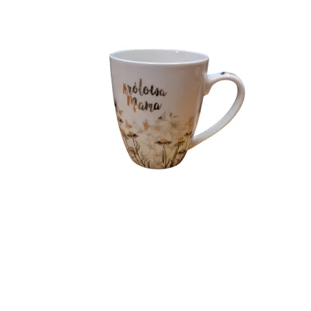 KUBEK CERAMICZNY KRÓLOWA MAMA Z ZAPARZACZEM