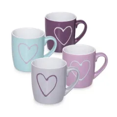 KUBEK CERAMICZNY W SERCE 350ML