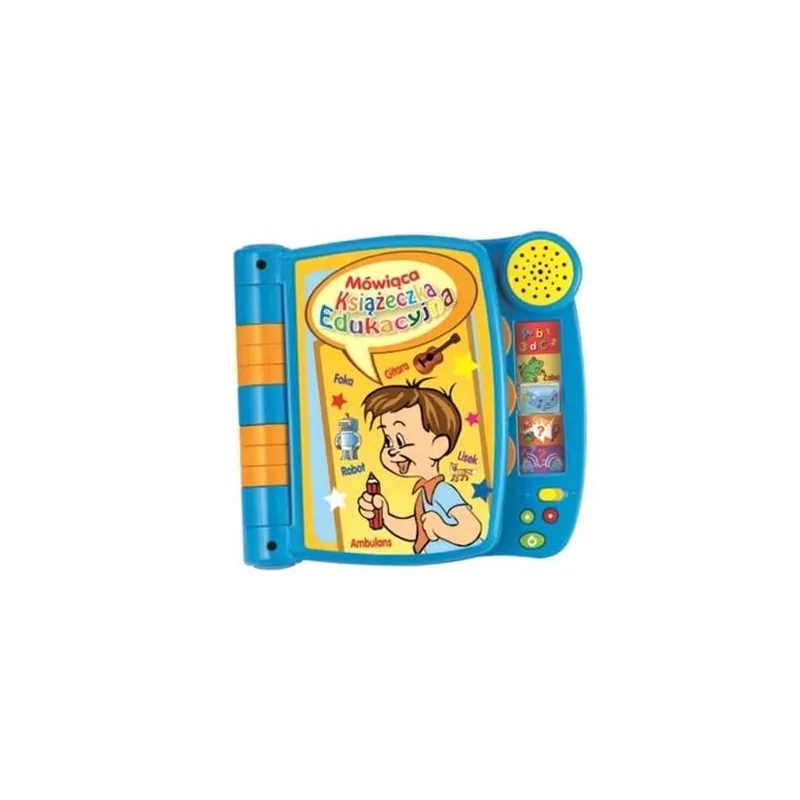 MÓWIĄCA KSIĄŻECZKA EDUKACYJNA SMILY PLAY 2+