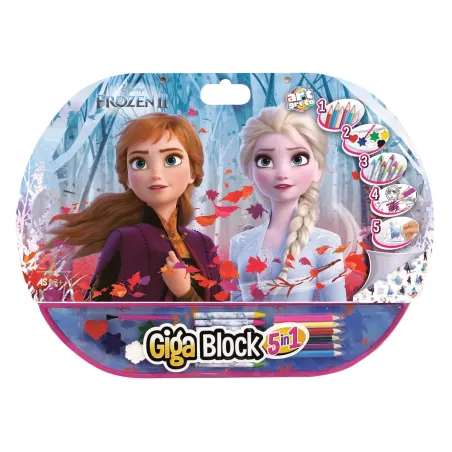 ZESTAW KREATYWNY GIGA BLOK DO KOLOROWANIA DISNEY KRAINA LODU II GATUNEK