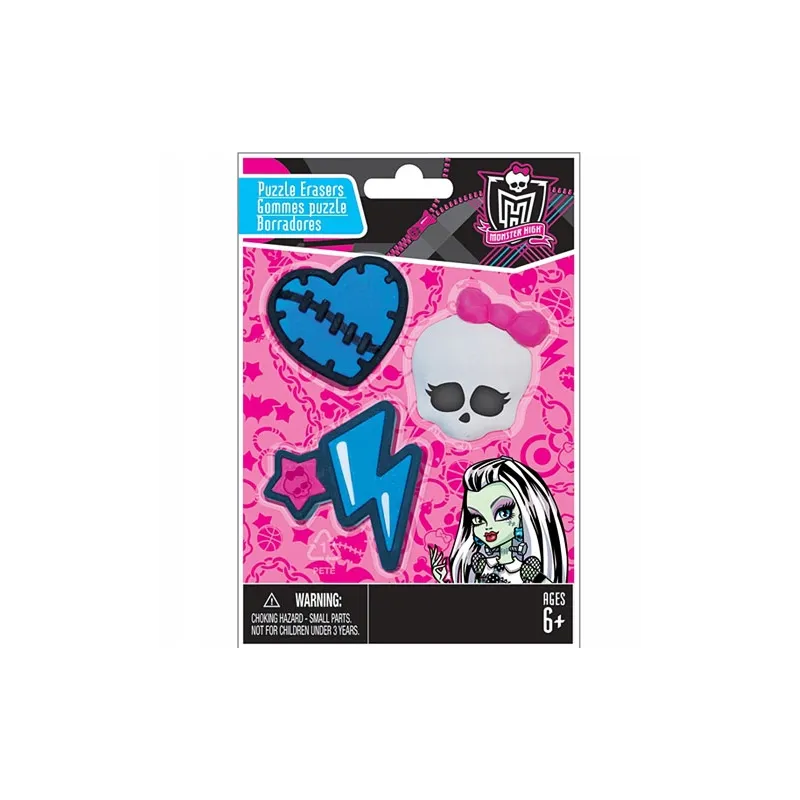 GUMKI DO ŚCIERANIA FASHION ANGELS MONSTER HIGH
