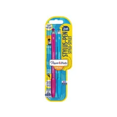 DŁUGOPISY RÓŻOWY + NIEBIESKI INKJOY + TOUCH SCREEN STYLUS - Paper Mate
