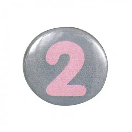 PRZYPINKA 2,5CM CYFRA 2