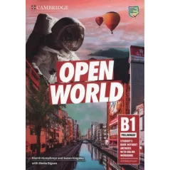 OPEN WORLD PRELIMINARY B1. STUDENT'S BOOK WITHOUT ANSWERS WITH ONLINE WORKBOOK