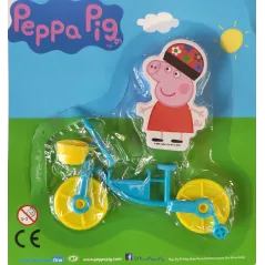 FIGURKA ŚWINKA PEPPA NA ROWERZE PEPPA PIG